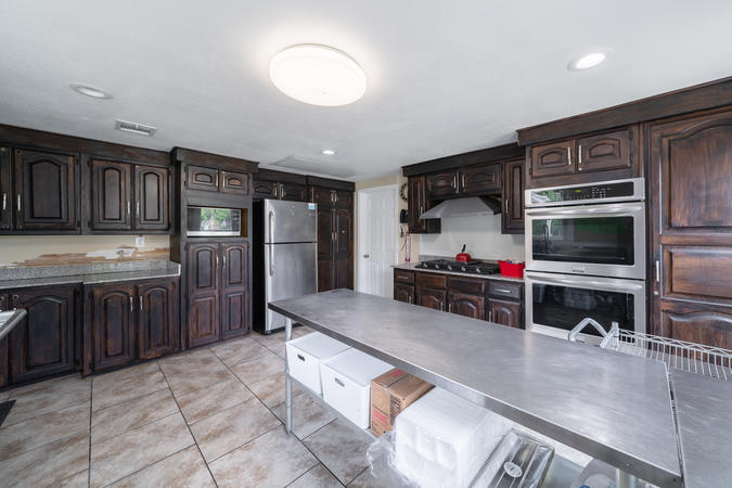 Photo of kitchen inside the community center
